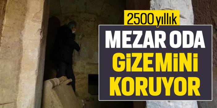 2500 yıllık mezar oda gizemini koruyor