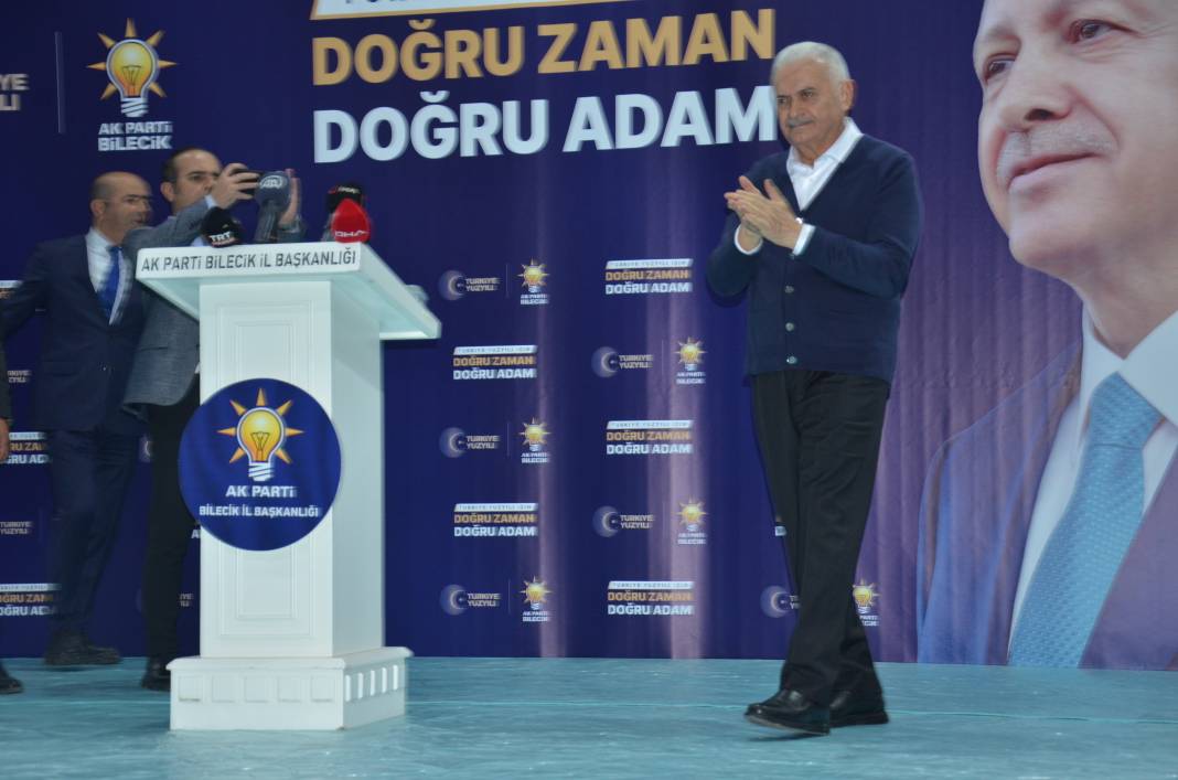 BİNALİ YILDIRIM BİLECİK'TE ESTİ GÜRLEDİ 5