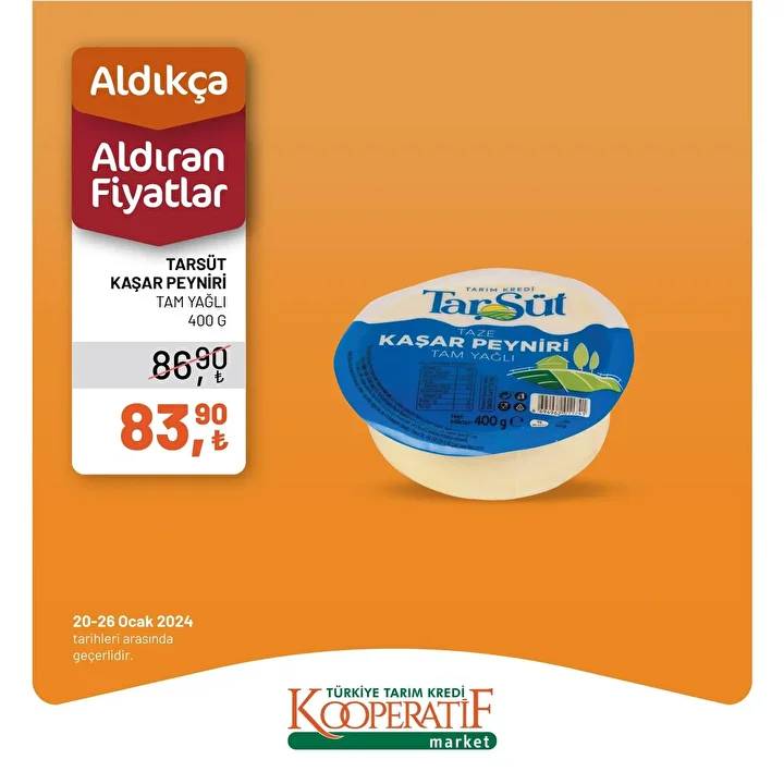 Tarım Kredi Kooperatif Market’teki indirimli ürünler listelendi! Son tarih 26 Ocak! 14