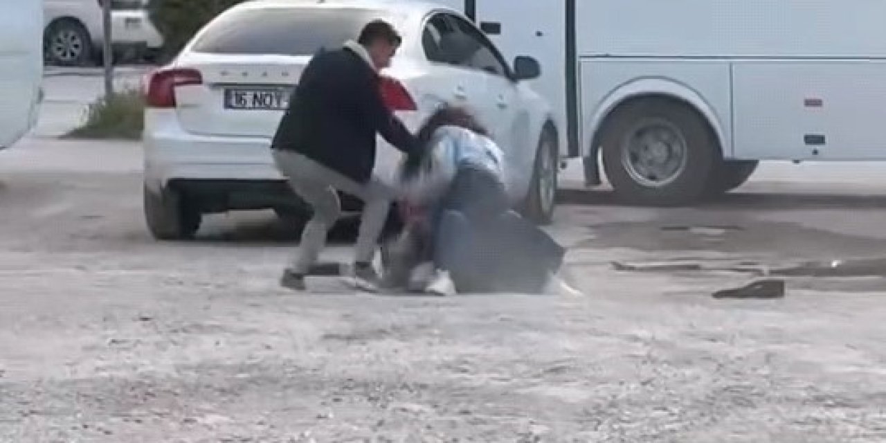 İki Genç Kızın Kavgası Kamerada