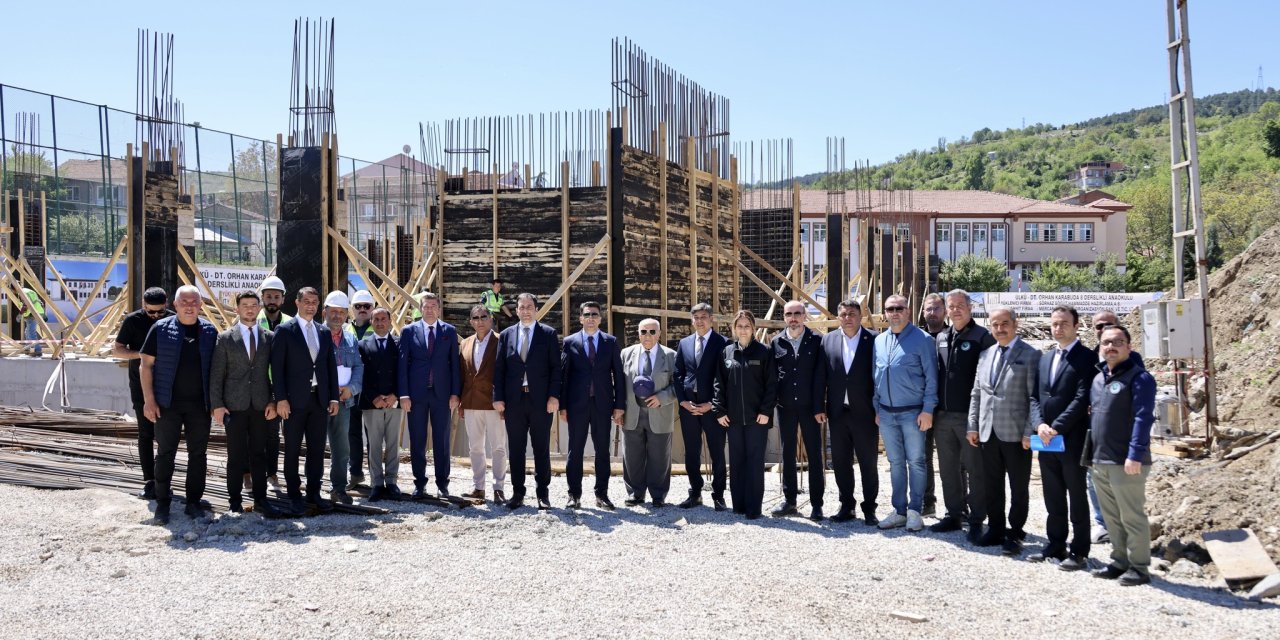 Vali Aygöl Okul İnşaatını İnceledi