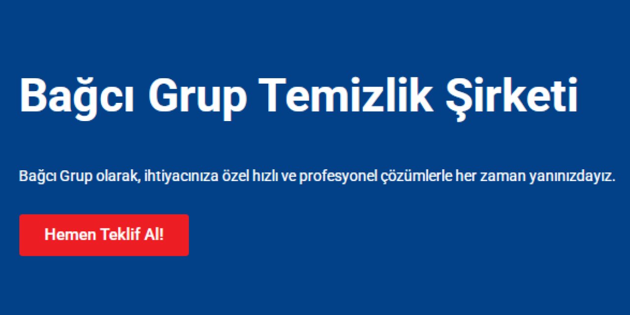 Bağcı Grup ile Avcılar'da Profesyonel Temizlik Hizmetleri