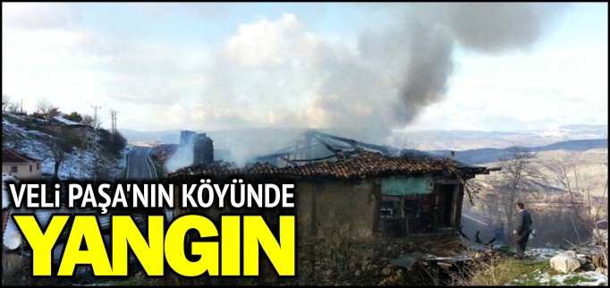 VELİ PAŞA’NIN KÖYÜNDE YANGIN