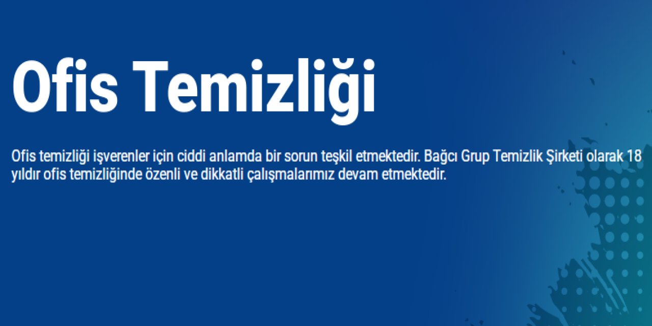 Bağcı Grup ile Ofis Temizliğinde Profesyonel Hizmet