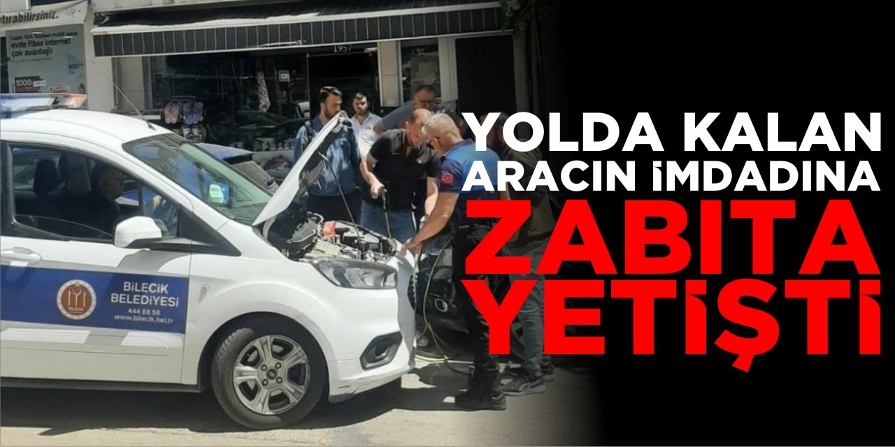Yolda Kalan Aracın İmdadına Zabıta Yetişti