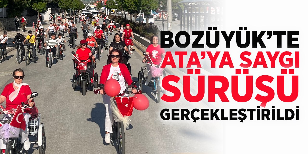 Bozüyük'te "Ata'ya Saygı" Sürüşü Gerçekleştirildi