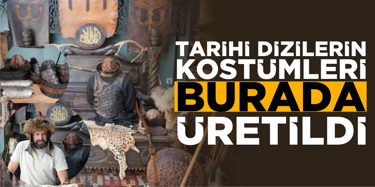 Tarihi dizilerin kostümleri burada üretildi