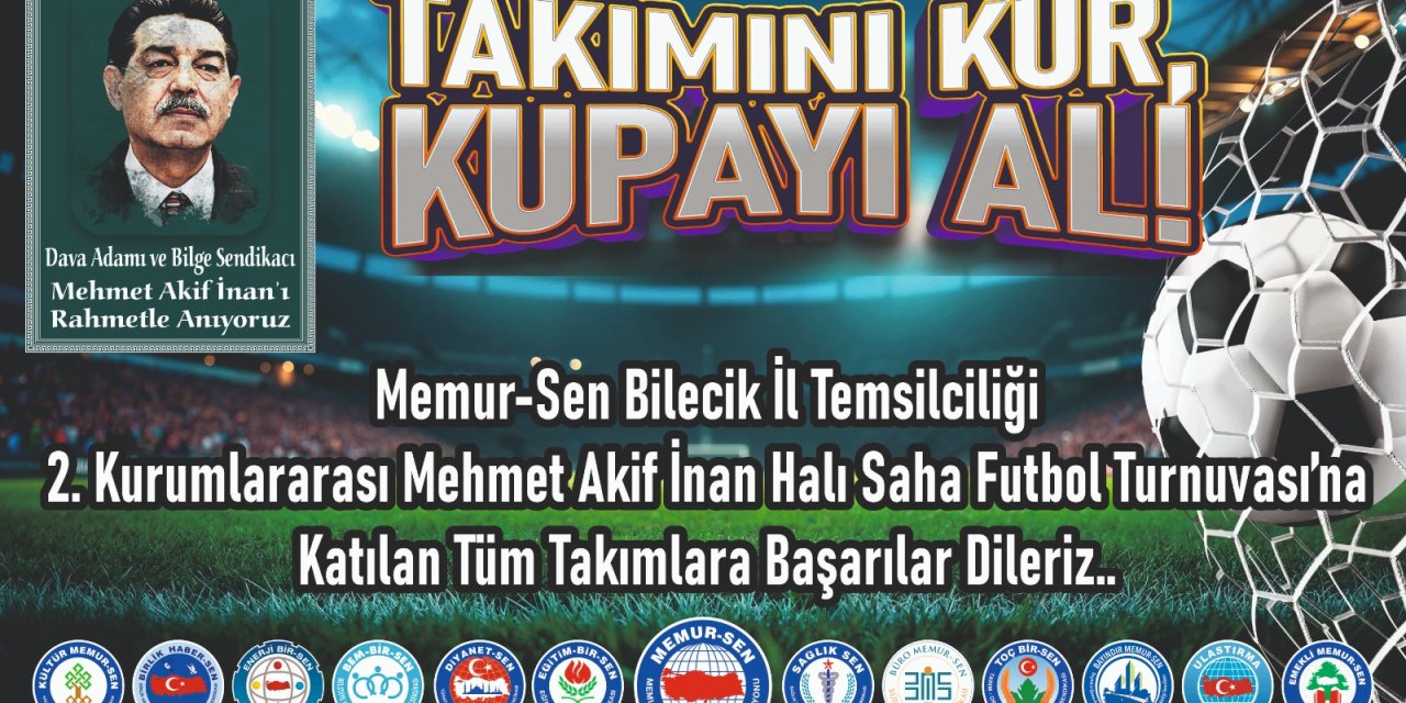 Memur-Sen'den Kurumlar Arası Halı Saha Turnuvası
