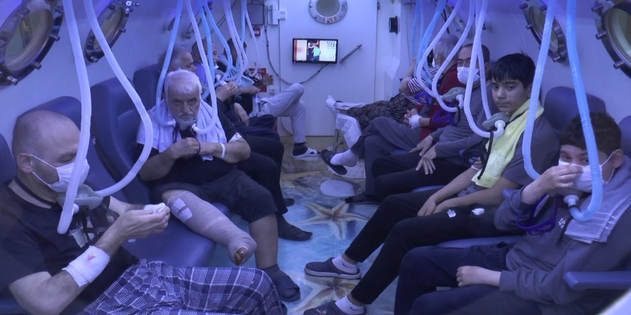 Hiperbarik Oksijen Tedavi Ünitesi  Şifa Dağıtıyor