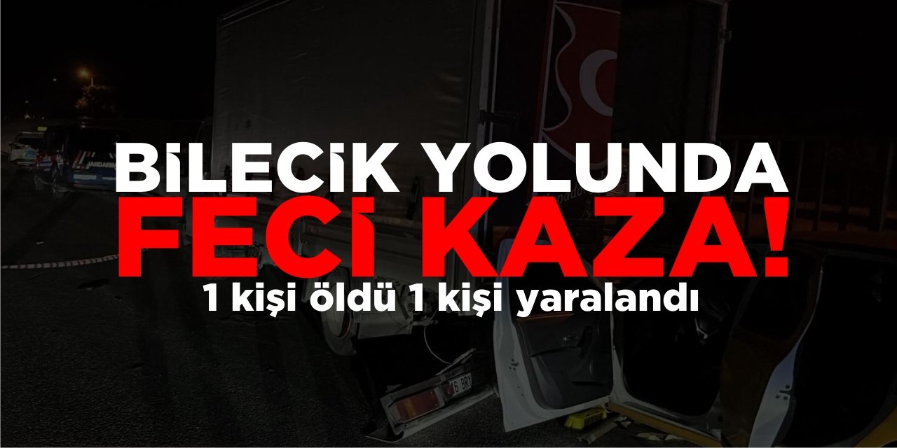 Bilecik Yolunda Feci Kaza! 1 Kişi Öldü 1 Kişi Yaralandı
