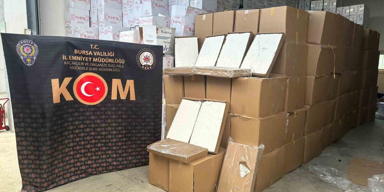 Milyonlarca Makaron Ve Binlerce Litre Etil Alkol Ele Geçirildi