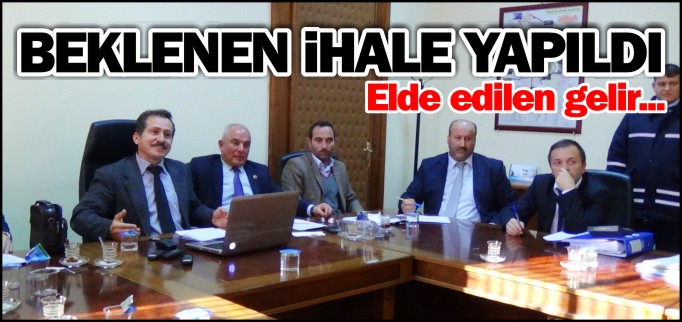 BEKLENEN İHALE YAPILDI