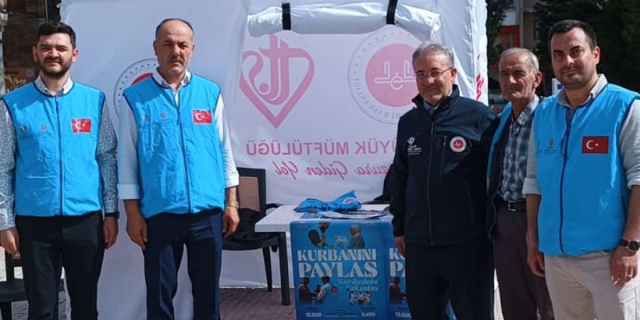 Bozüyük'te Kurban Bağış Standı Kuruldu