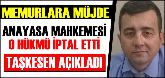 MEMURLARA MÜJDE