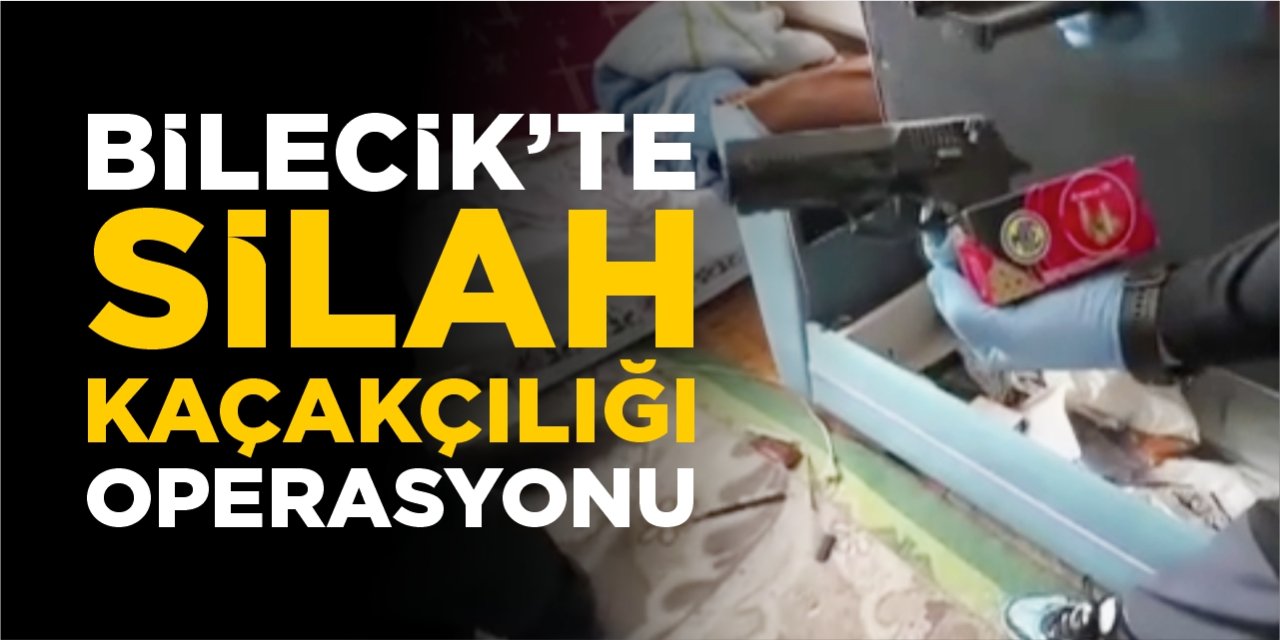 Bilecik'te silah kaçakçılığı operasyonu!