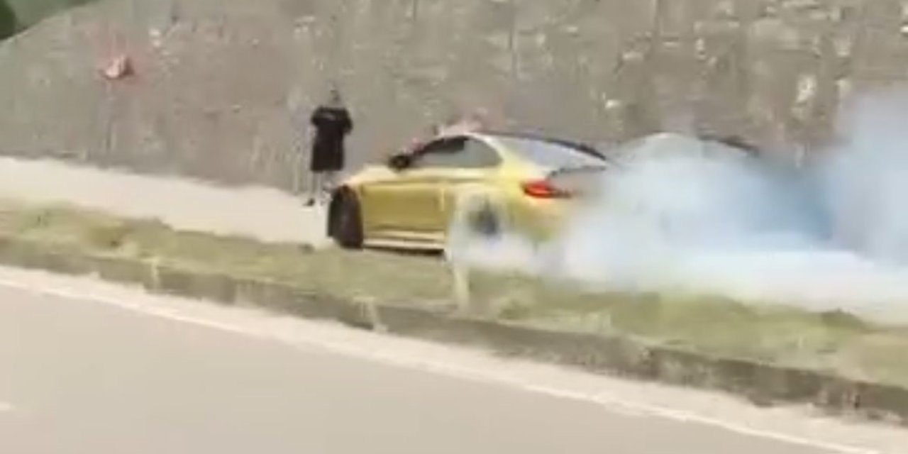 Drift Atıp Trafiği Tehlikeye Düşüren Sürücü Yakalandı