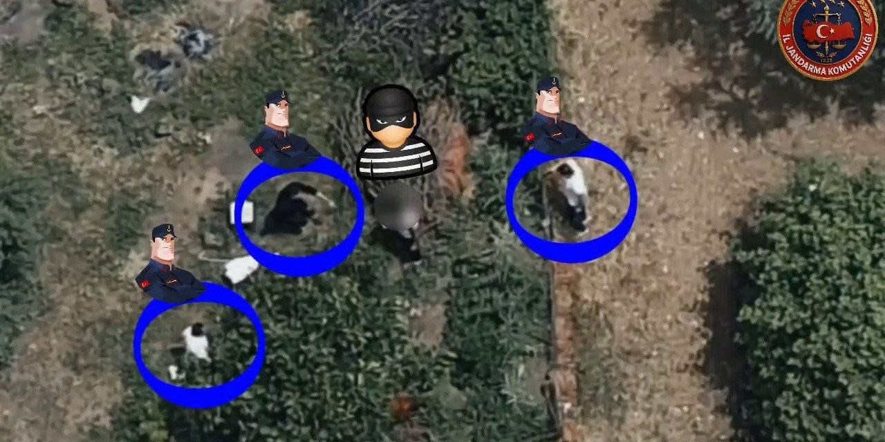 7,5 Yıl Hapisle Aranan Şahıs Kaçtı, Dron İle Takip Edilip Böyle Yakalandı