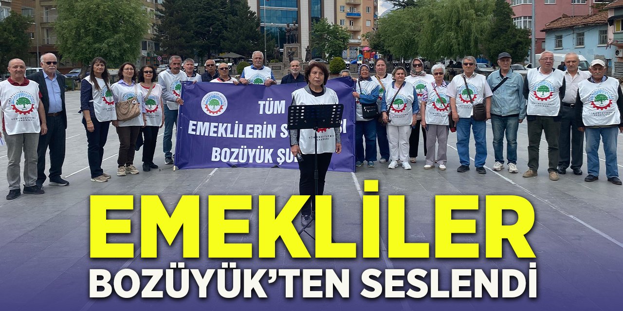 Emekliler Bozüyük'ten Seslendi