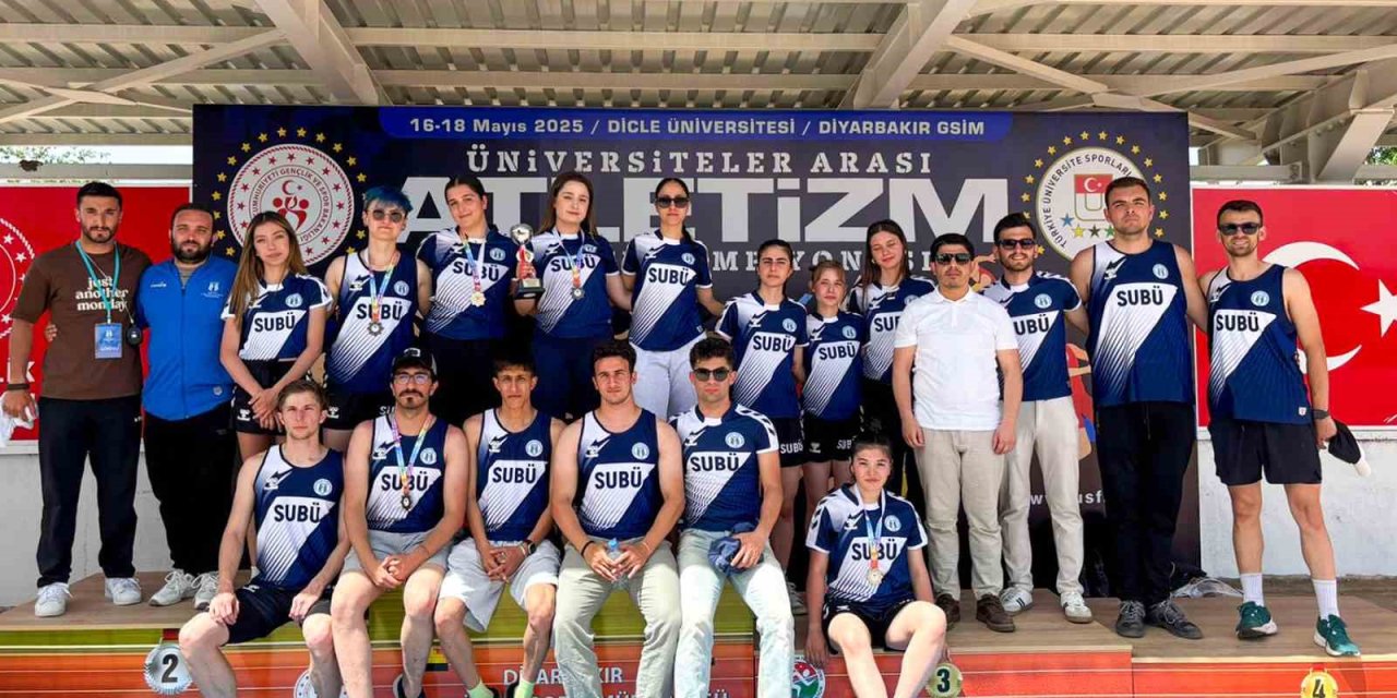 Üniversiteler Arası Atletizm Türkiye Şampiyonası’ndan Madalyalar Ve Kupa İle Döndüler