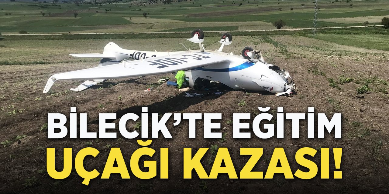 Bilecik’te Eğitim Uçağı Kazası!