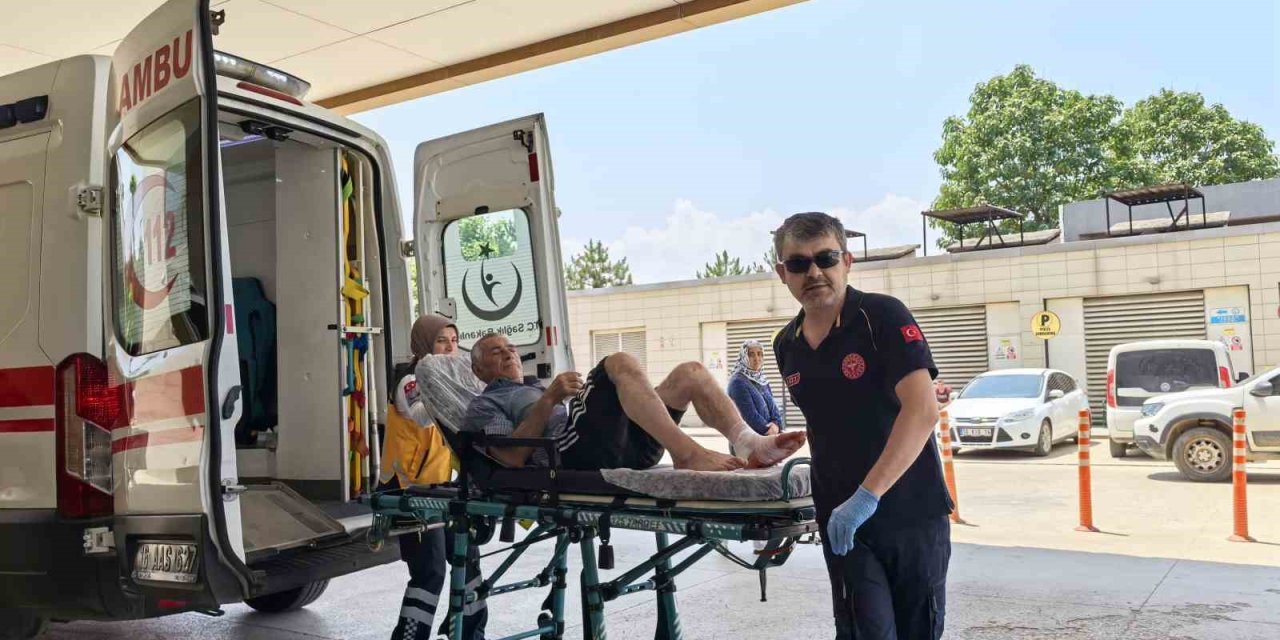 Bisiklet İle Motosiklet Çarpıştı 2 Kişi Yaralandı