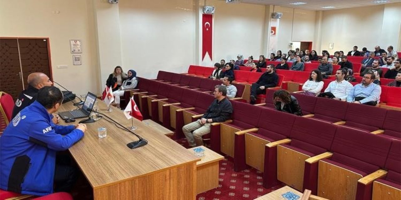 Afet Ve Farkındalık Eğitimi Düzenlendi