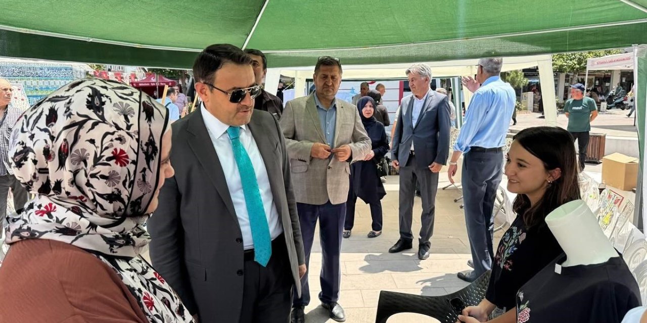 Adem Projesi Kapsamında Hazırlanan El Emeği Ürünler Sergilendi