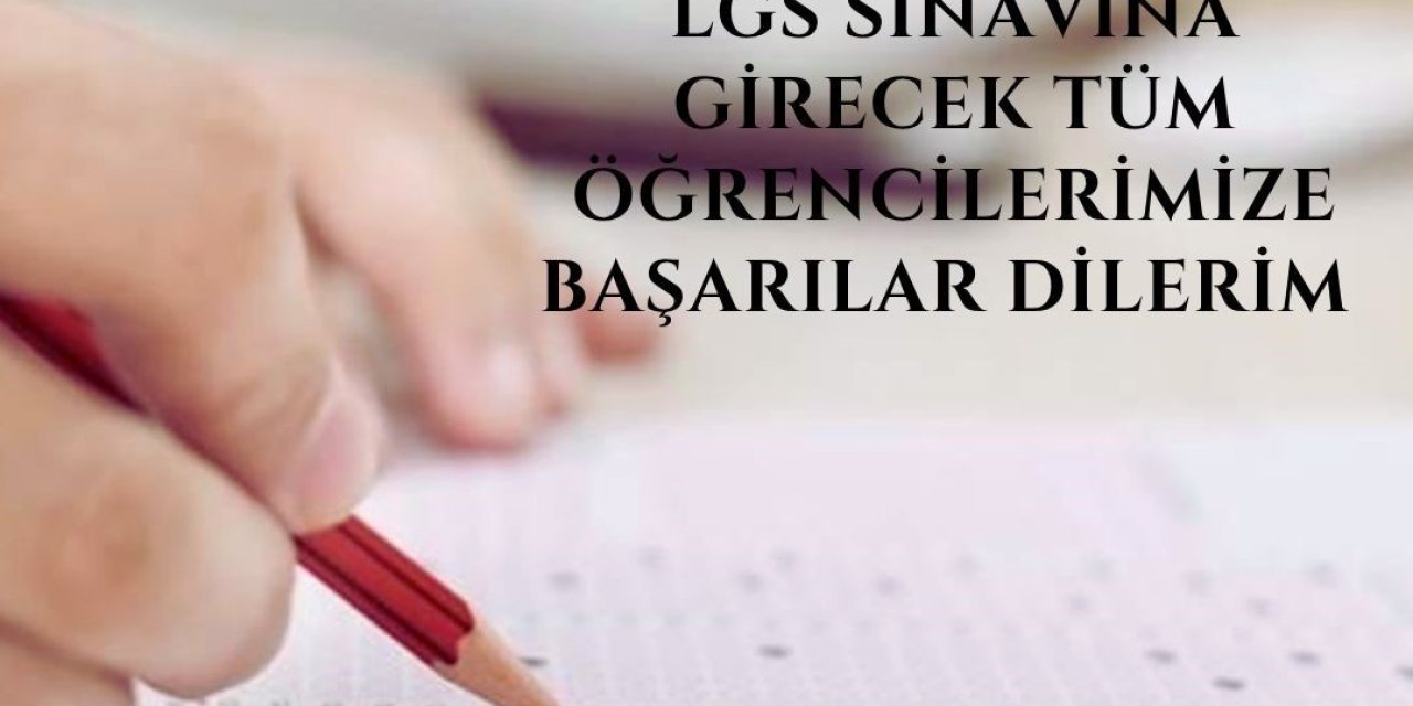 Vali Aksoy, Öğrencilere Başarılar Diledi