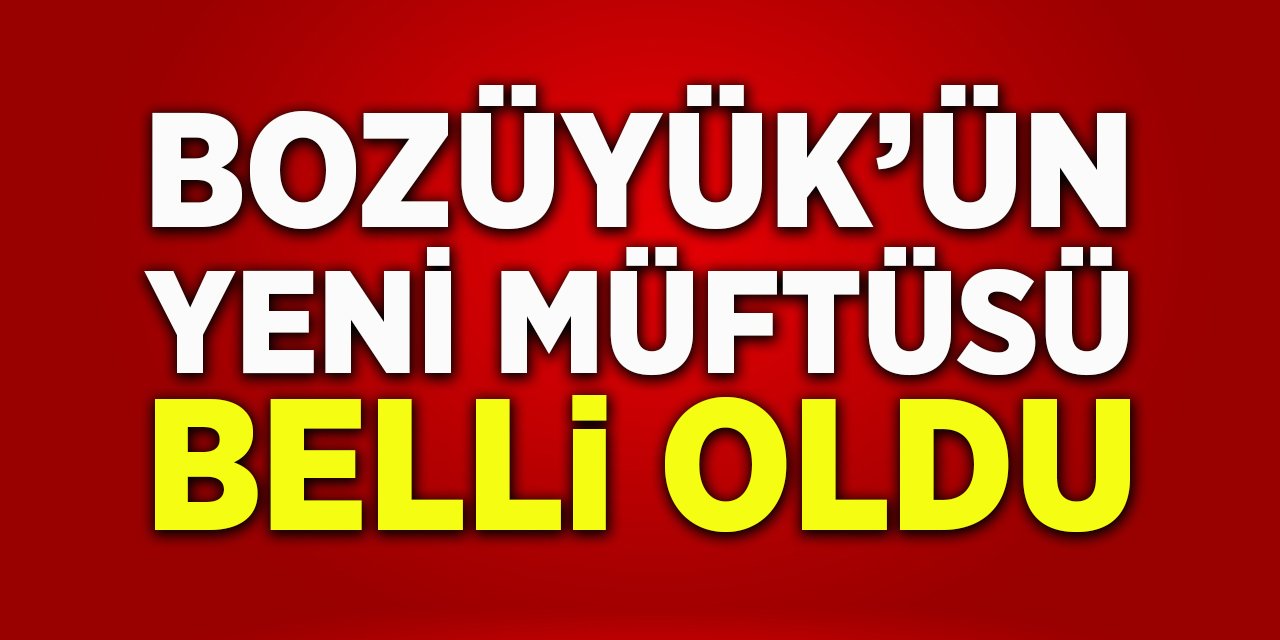 Bozüyük'ün Yeni Müftüsü Belli Oldu