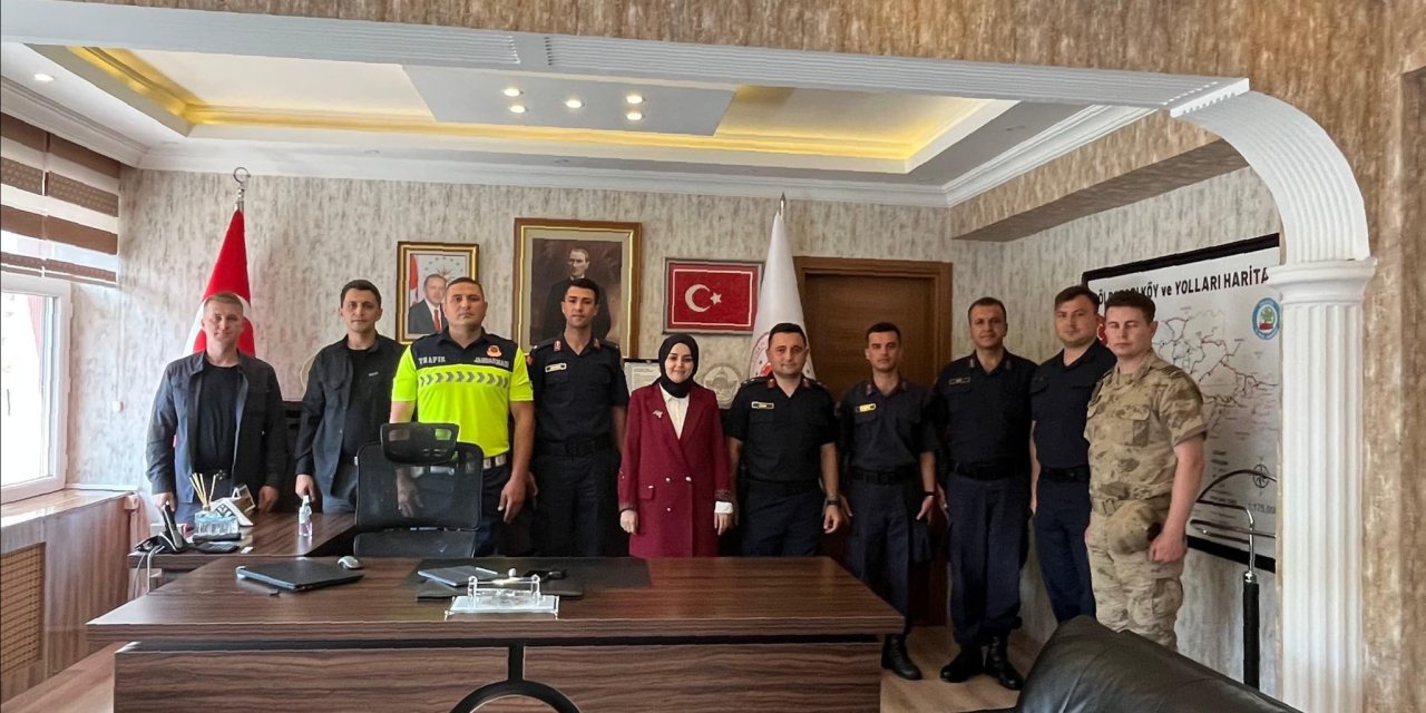 Jandarma Teşkilatının 186. Kuruluş Yıl Dönümünde Kaymakam Kılıç'a Ziyaret