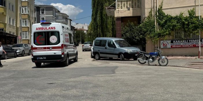 Batçık çıkışında kaza!