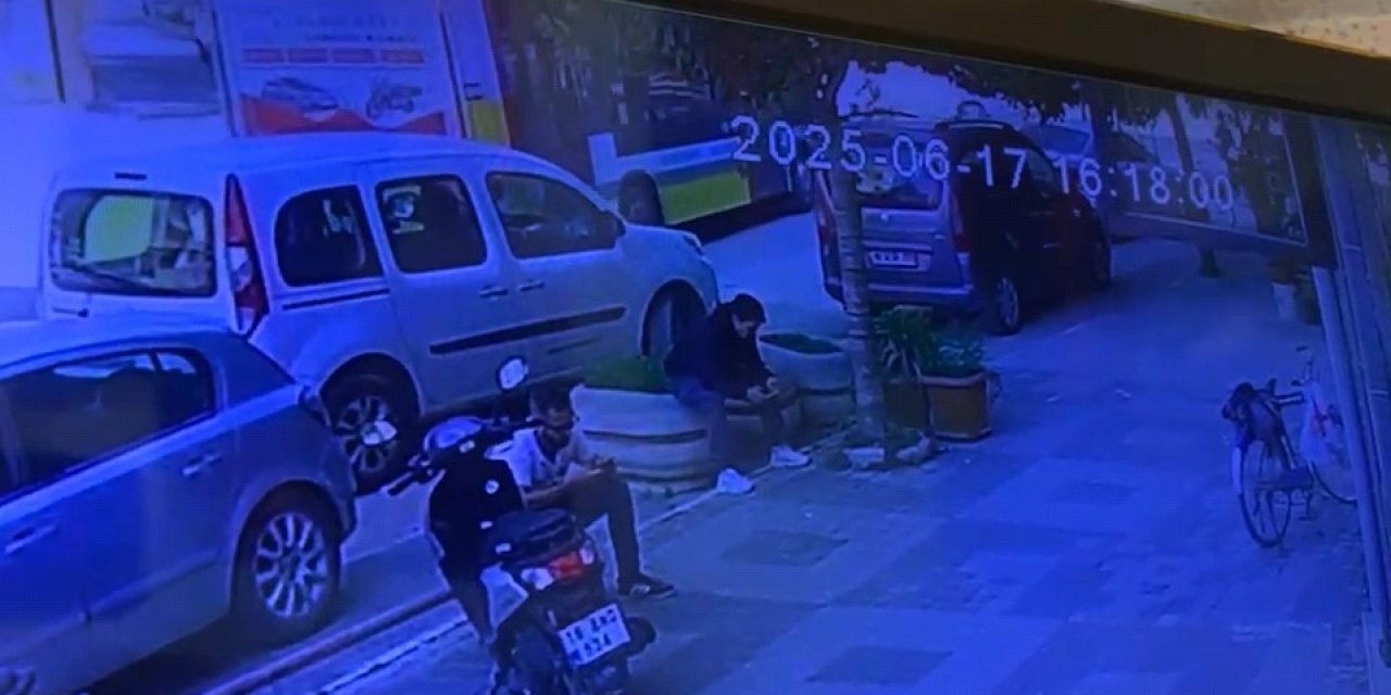 Otobüs İle Motosikletin Kazası Kameraya Yansıdı