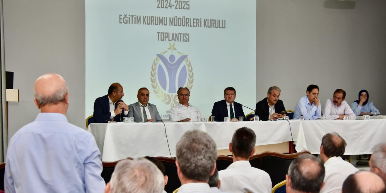 Eğitim Kurumu Müdürleri Kurulu Toplantısı Yapıldı