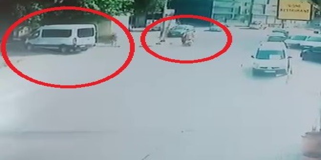 Kuryeye Tekme Tokat Saldırı