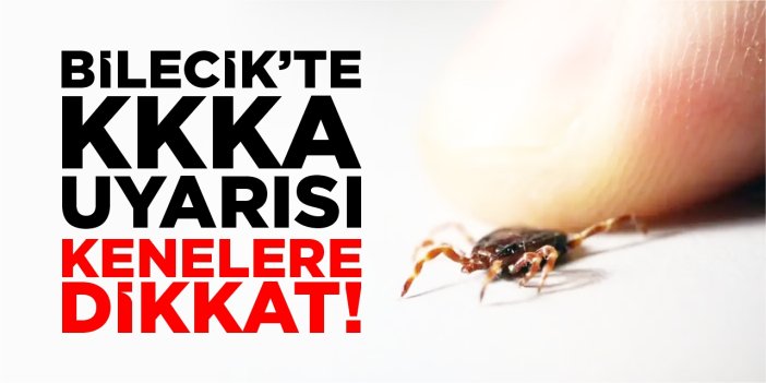 Bilecik’te KKKA Uyarısı: Kenelere Dikkat!