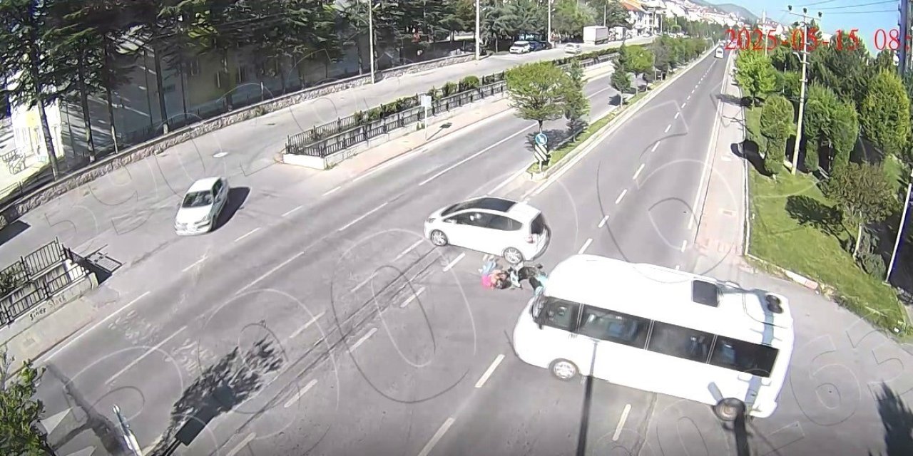3 Ayrı Motosiklet Kazası Kameraya Yansıdı