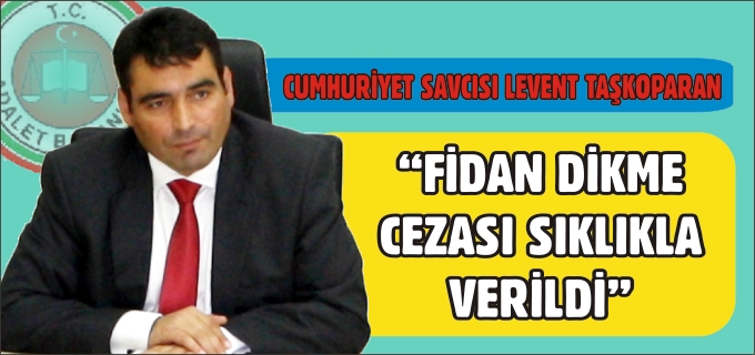 "FİDAN DİKME CEZASI SIKLIKLA VERİLDİ"