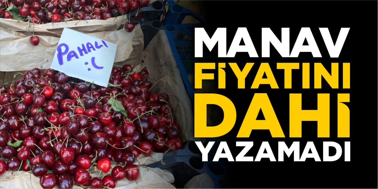 Manav fiyatını dahi yazamadı!
