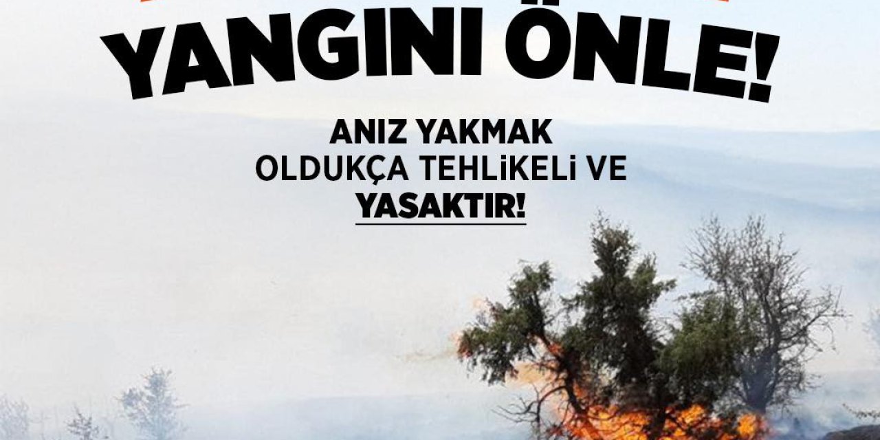 Belediyeden Uyarı!