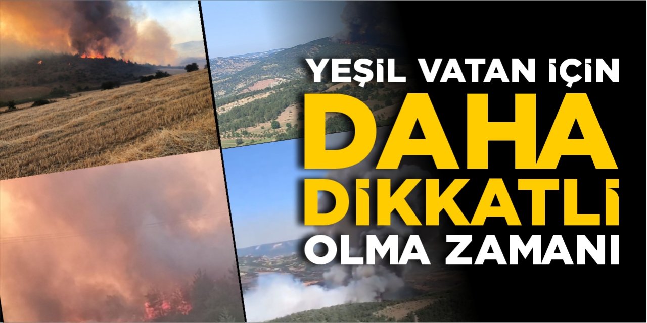 Yeşil vatan için daha dikkatli olma zamanı!