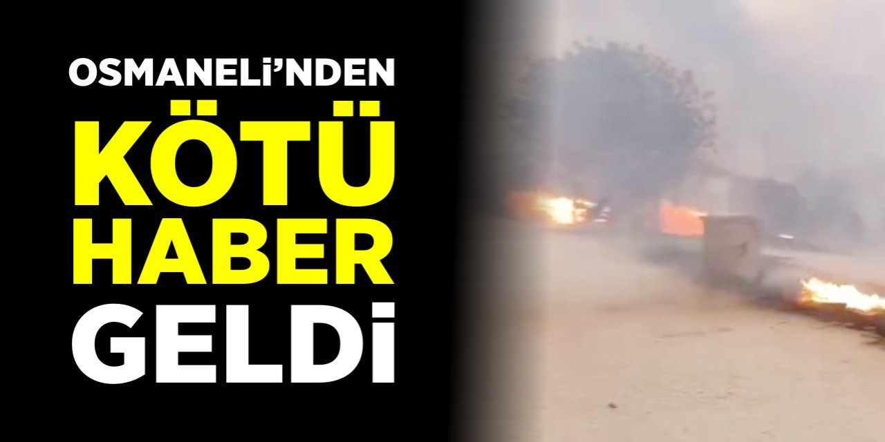 Osmaneli'nden kötü haber geldi