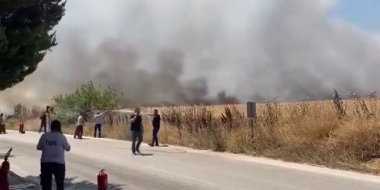 Yangın paniğe neden oldu