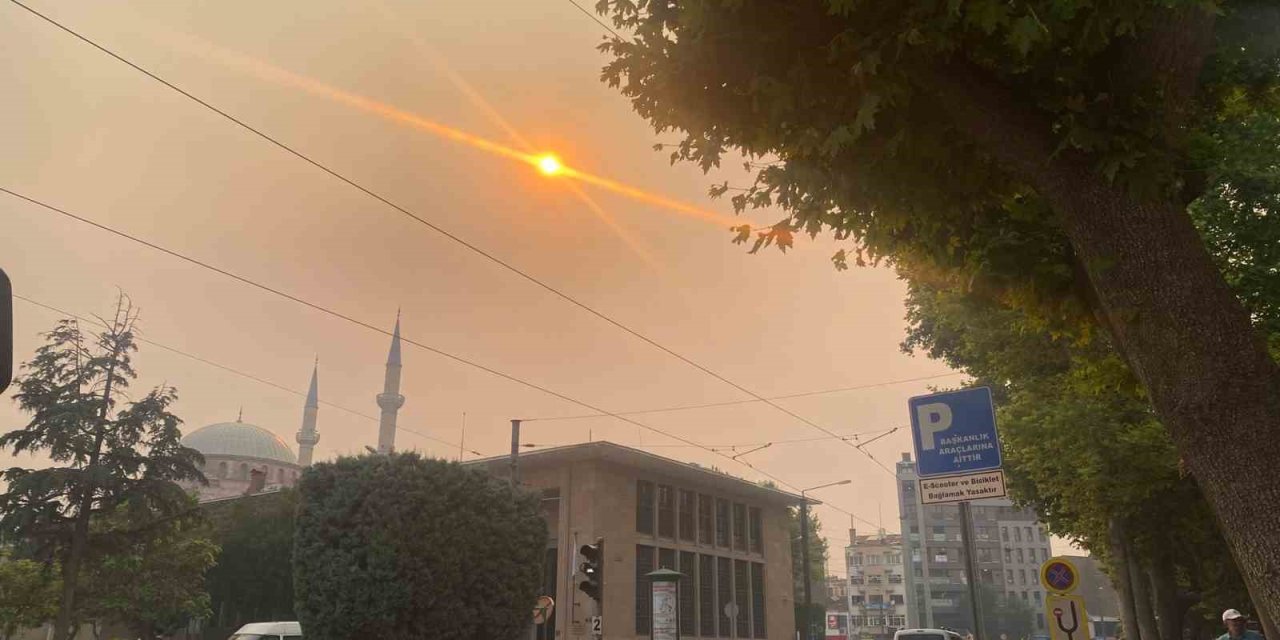 Yangın Dumanı Ve Koku Vatandaşı Telaşlandırdı