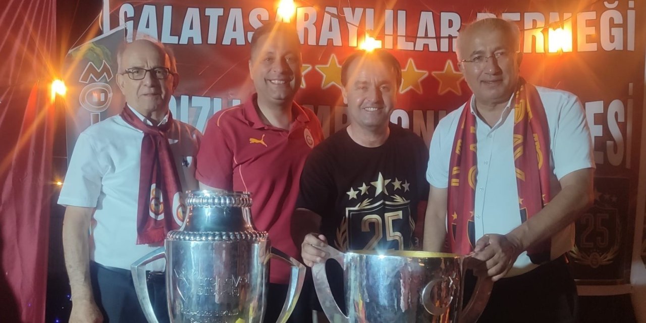 Galatasaray’ın 25. Lig Şampiyonluğu Coşkuyla Kutlandı