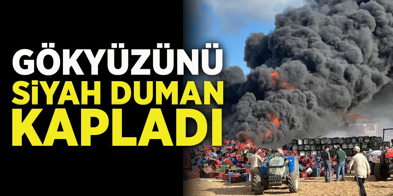 Gökyüzünü Siyah Duman Kapladı