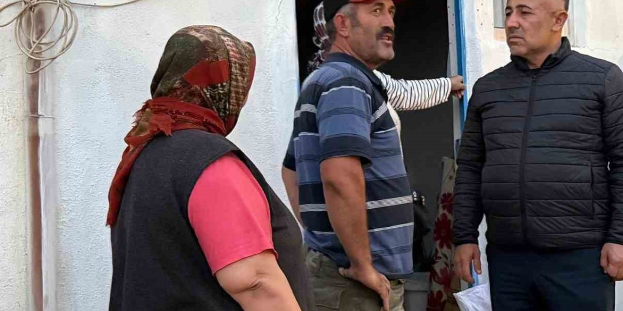 Ak Parti Heyeti Yangın Bölgesinde