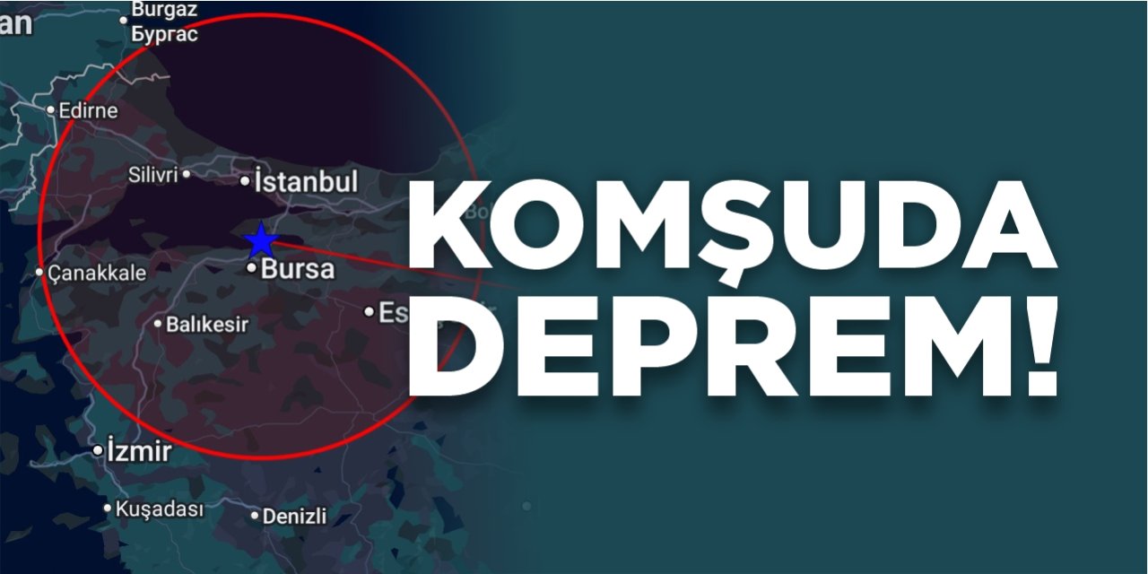 Komşuda deprem!