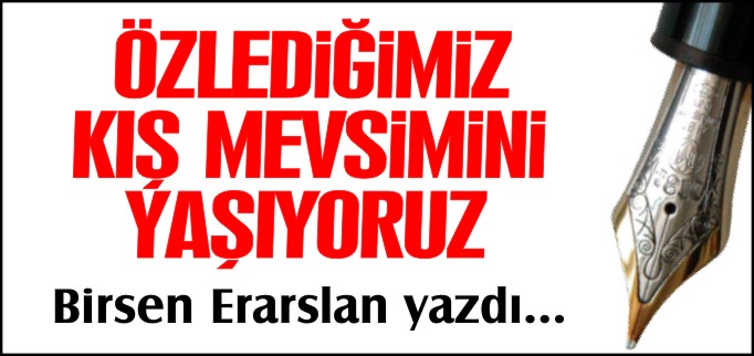 ÖZLEDİĞİMİZ KIŞ MEVSİMİNİ YAŞIYORUZ
