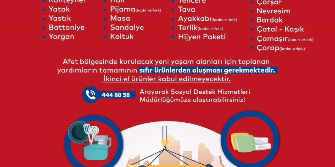 Bilecik Belediyesi’nden Yangın Afetine Uğrayanlar İçin Yardım Kampanyası