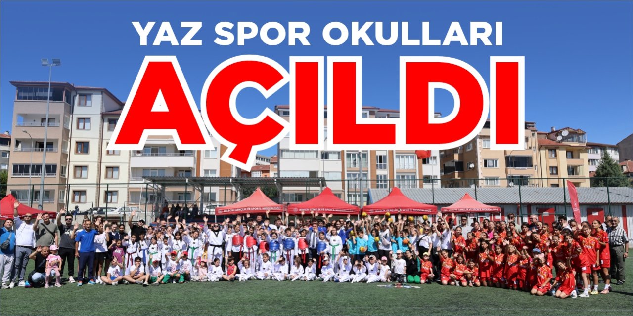 Yaz Spor Okulları açıldı
